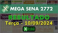 Resultado da Mega Sena 2772