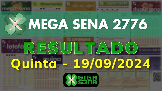 Resultado da Mega Sena 2776