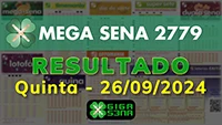 Resultado da Mega Sena 2779