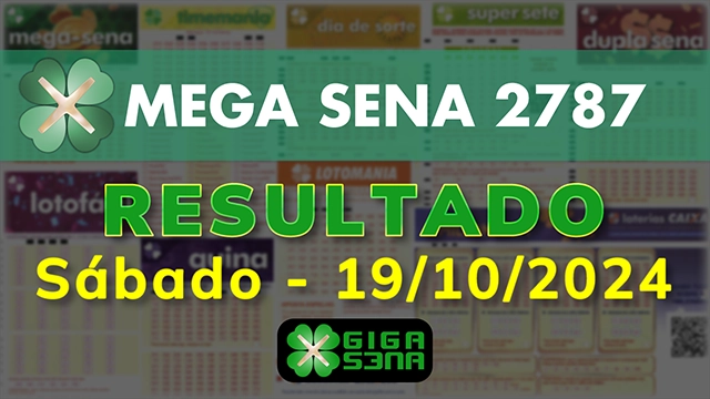 Resultado da Mega Sena 2787