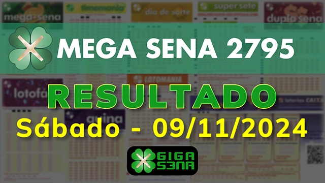 Resultado da Mega Sena 2795