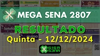 Resultado da Mega Sena 2807