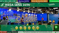 Sorteio da Mega Sena 2694 - Foto: Reprodução / Caixa
