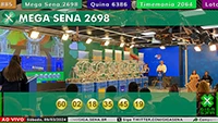 Sorteio da Mega Sena 2698 - Foto: Reprodução / Caixa