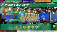 Sorteio da Mega Sena 2699 - Foto: Reprodução / Caixa