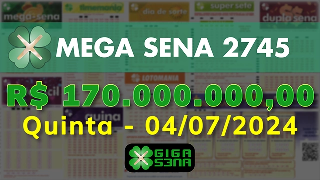 Sorteio da Mega Sena 2745