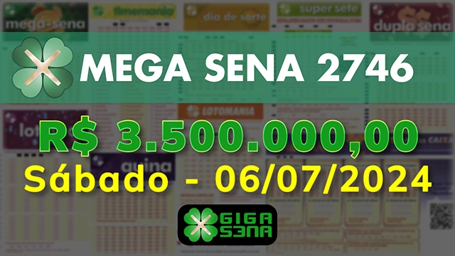 Sorteio da Mega Sena 2746