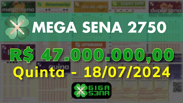 Sorteio da Mega Sena 2750