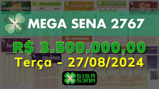 Sorteio da Mega Sena 2767