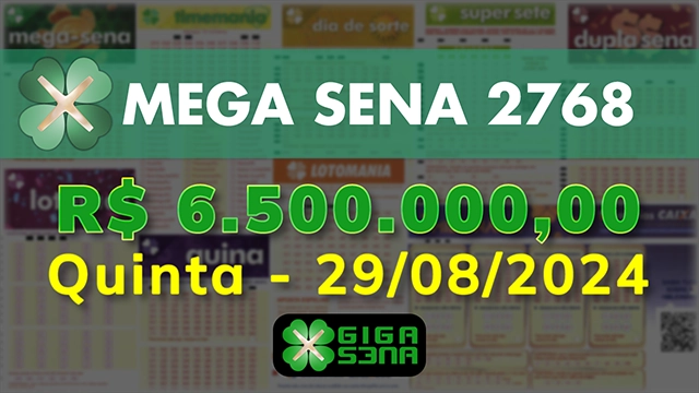 Sorteio da Mega Sena 2768