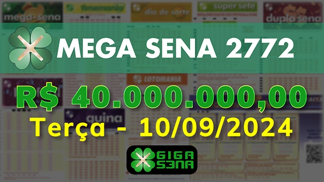 Sorteio da Mega Sena 2772