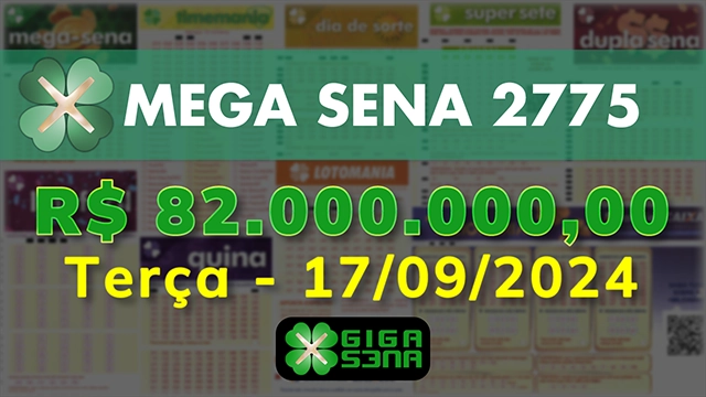 Sorteio da Mega Sena 2775