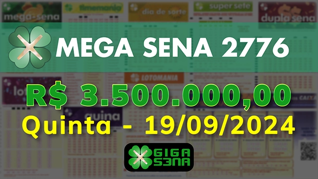 Sorteio da Mega Sena 2776