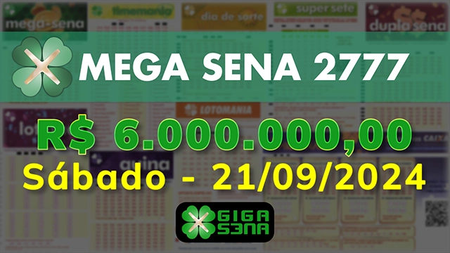 Sorteio da Mega Sena 2777