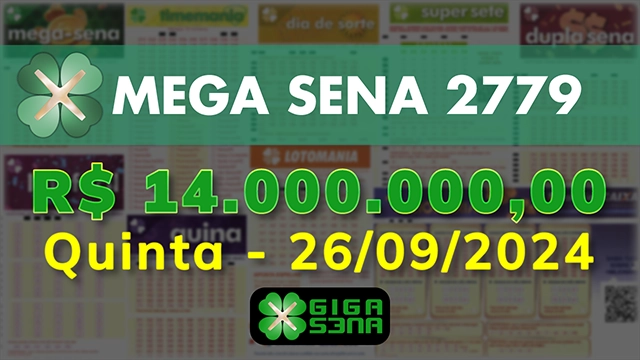 Sorteio da Mega Sena 2779