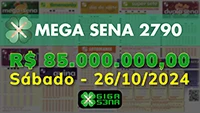 Sorteio da Mega Sena 2790