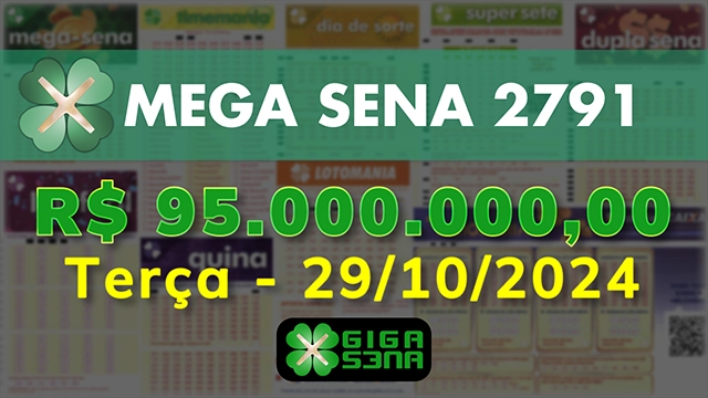 Sorteio da Mega Sena 2791