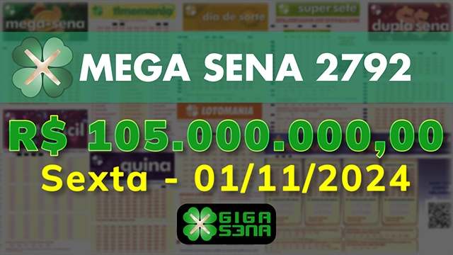 Sorteio da Mega Sena 2792