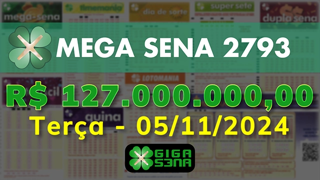 Sorteio da Mega Sena 2793