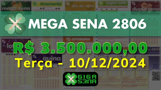 Sorteio da Mega Sena 2806