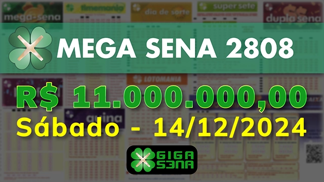 Sorteio da Mega Sena 2808