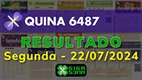 Resultado da Quina 6487