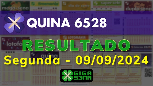 Resultado da Quina 6528