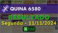 Resultado da Quina 6580