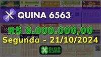 Sorteio da Quina 6563