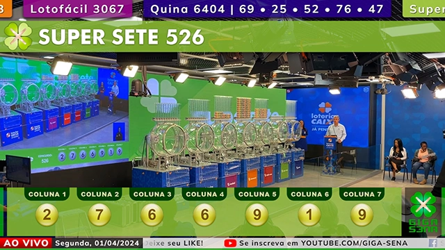 Resultado da Super Sete 526