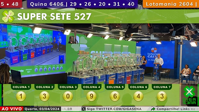 Resultado da Super Sete 527