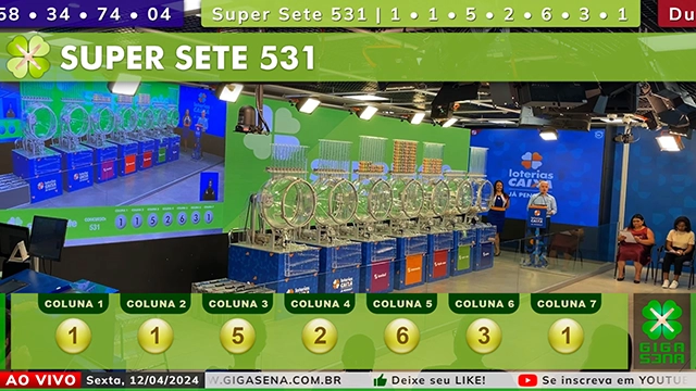 Resultado da Super Sete 531