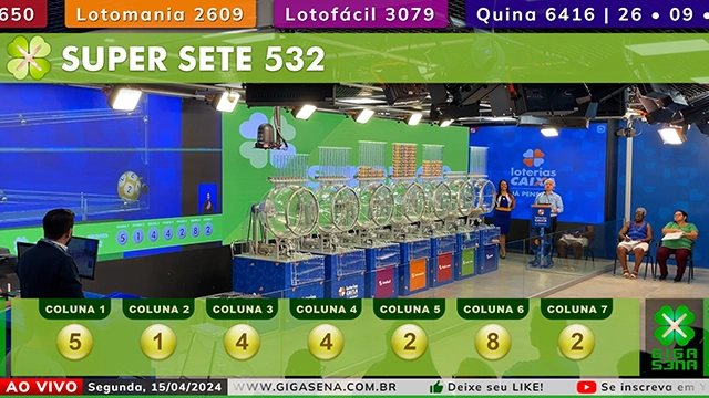 Resultado da Super Sete 532