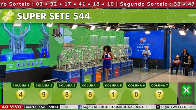 Resultado da Super Sete 544