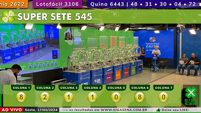 Resultado da Super Sete 545