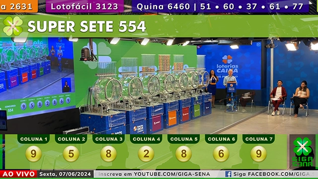 Resultado da Super Sete 554