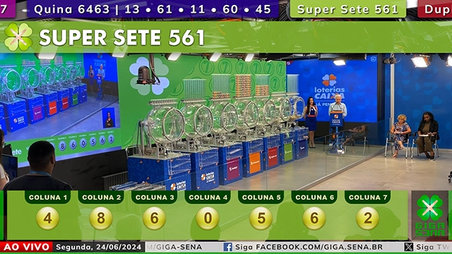 Resultado da Super Sete 561