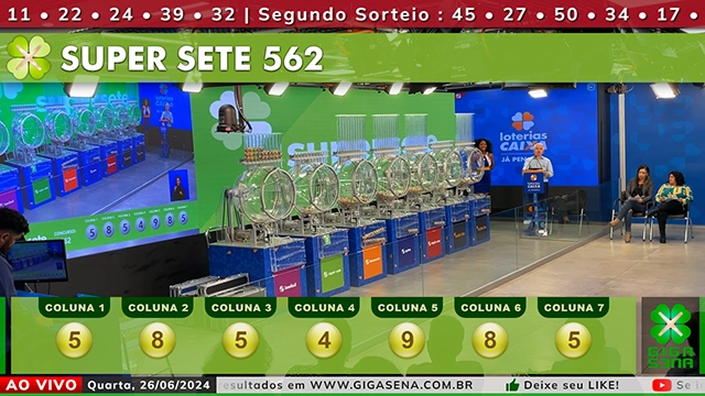 Resultado da Super Sete 562