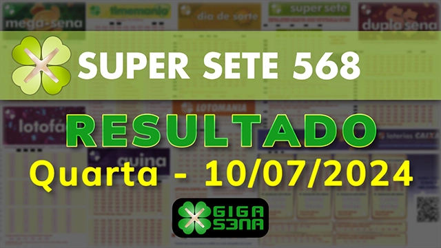 Resultado da Super Sete 568