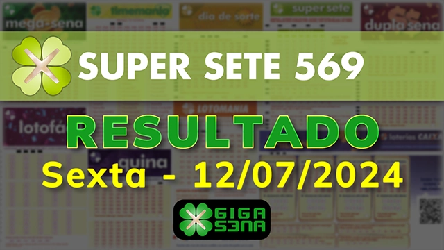 Resultado da Super Sete 569