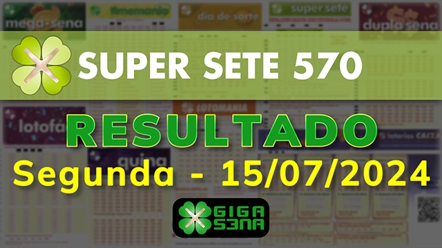 Resultado da Super Sete 570