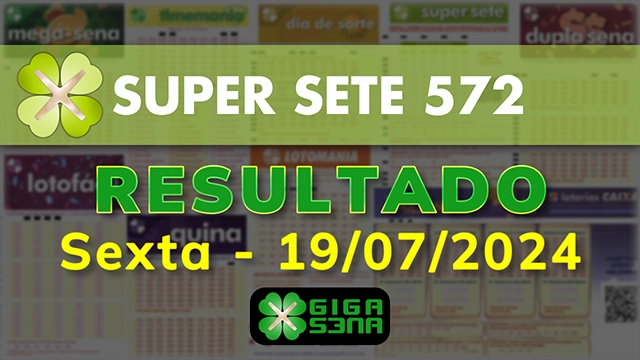 Resultado da Super Sete 572