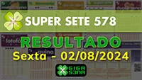 Resultado da Super Sete 578