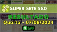 Resultado da Super Sete 580