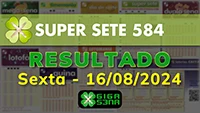 Resultado da Super Sete 584