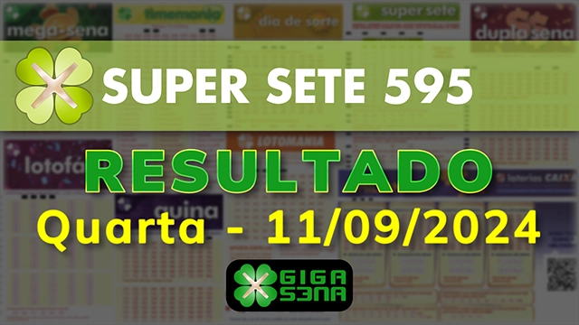 Resultado da Super Sete 595