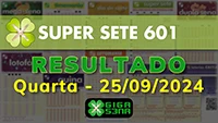 Resultado da Super Sete 601