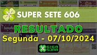 Resultado da Super Sete 606