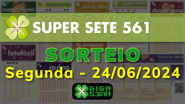 Sorteio da Super Sete 561