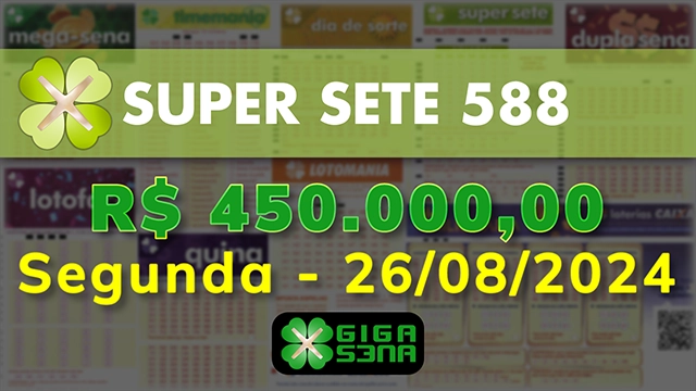 Sorteio da Super Sete 588